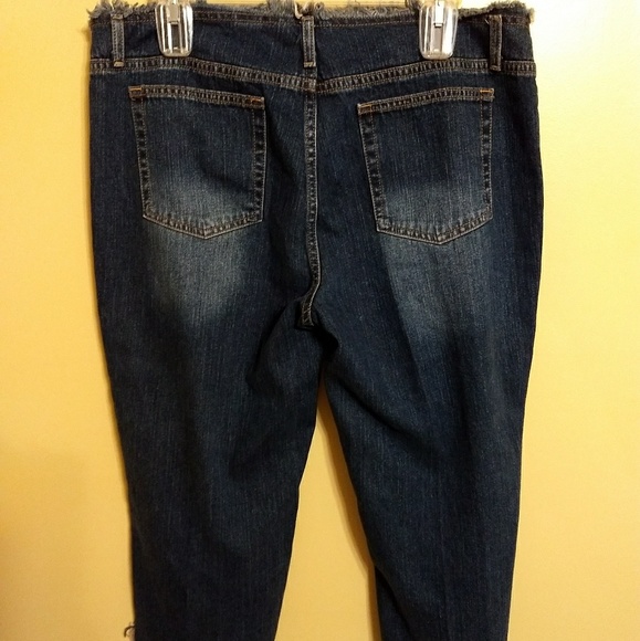 Vintage high waist so jean capris fray sz 13 *U - Picture 5 of 5